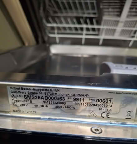 Photo of free Bosch Dishwasher (Market Drayton TF9) #2