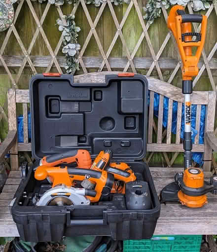 Photo of free Worx 18v Power Tool Set (PL4 Greenbank.) #1