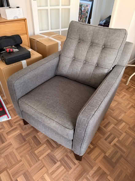 Photo of free Grey armchair (Royal Standard SE3) #1