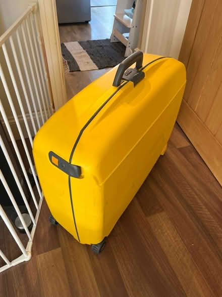 Photo of free Big yellow suitcase (hard case) (Norton-Lees, S8) #1