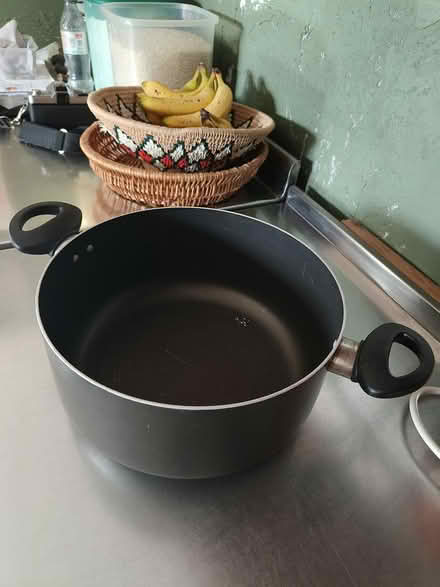 Photo of free Large two handled saucepan (Earlswood RH1) #1