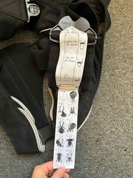 Photo of free Black BabyBjörn baby carrier (LE19 Enderby) #2