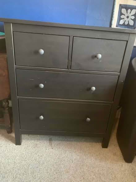 Photo of free Black chest of drawers (Forest Green. RH5) #1