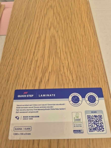 Photo of free 2 Quickstep Laminate Samples (Sudbury CO10) #2