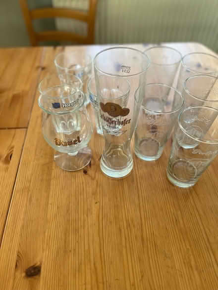 Photo of free Collection of named beer glasses (Hoddesdon EN11) #1