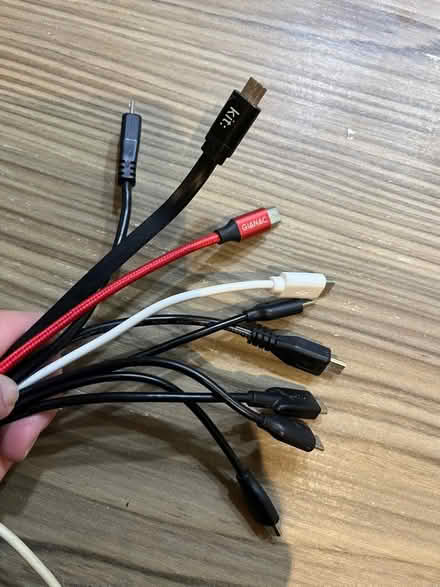 Photo of free 9 x USB-B cables (Barnham Broom NR9) #1