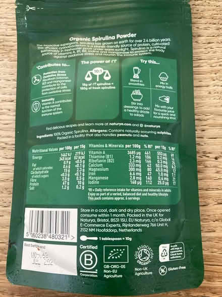 Photo of free Spirulina powder (Uley GL11) #2