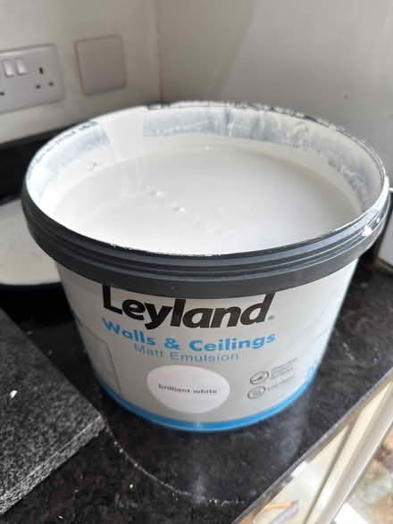 Photo of free Leyland brilliant white Matt paint (DA7 Barnehurst/Bexleyheath) #1