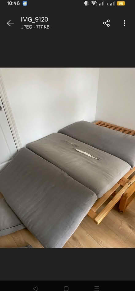 Photo of free Futon double sofa bed (London, Ealing) #3