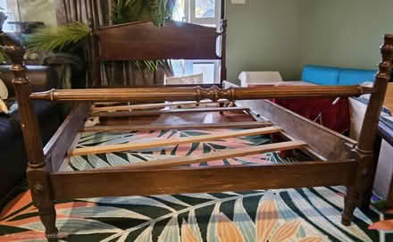 Photo of free Vintage 3/4 bedframe (queen) (19809 Gordon Heights) #1