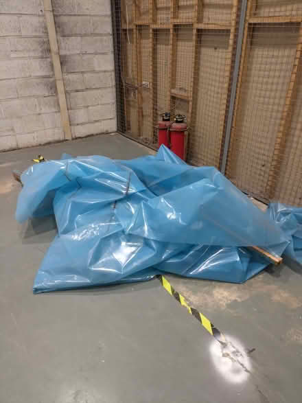 Photo of free Blue plastic sheet (Chichester PO19) #1