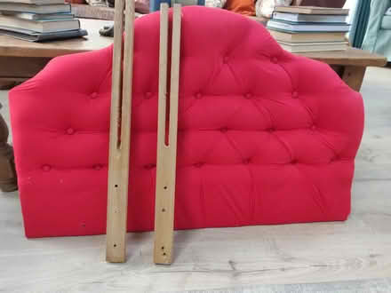 Photo of free Red single headboard (Earley RG6) #1