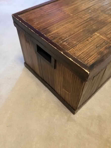 Photo of free Bamboo wooden chest in need of TLC (TW1 East Twickenham) #2