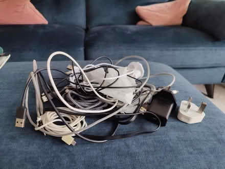Photo of free Various cables of differing lengths - USB A to C, USB A to m (Wheathampstead AL4) #1