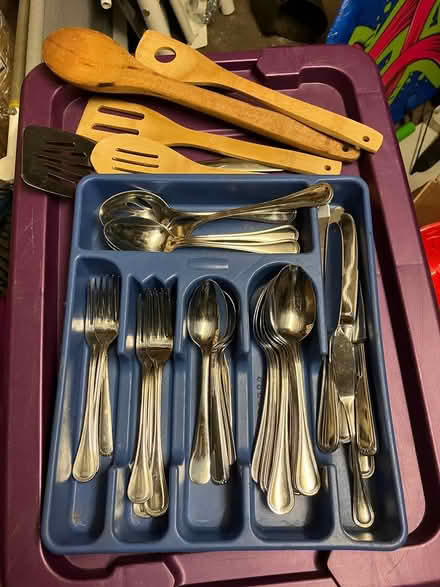 Photo of free Silverware & Cooking Utensils (Arlington/West Medford line) #1