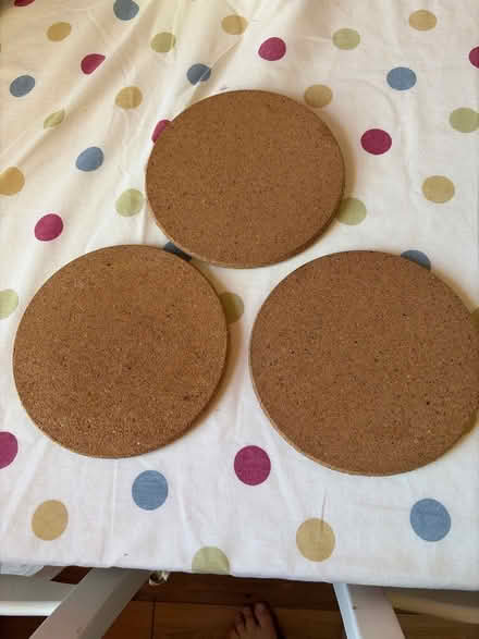 Photo of free 3 cork pan mats (Rosemount AB25) #1