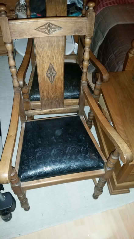 Photo of free 2 arms dining chairs and 4 dining chairs (Askew Road W12) #2