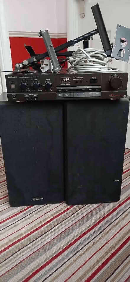 Photo of free Technics Amplifier and Speakers (Tunbridge Wells) #1