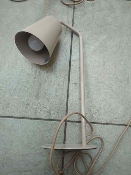 Photo of free Pair of Bedside lamps, natural colour (Egham TW20) #2