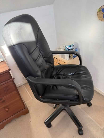Photo of free Black office chair (Ballybought BT36) #1