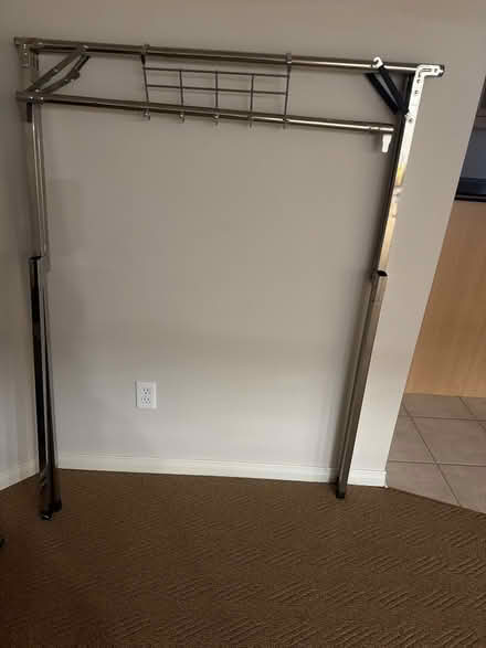 Photo of free Stainless steel garment rack (Upper middle) #1