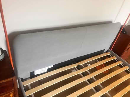Photo of free King size bed frame IKEA SLATUM (N155ey) #3