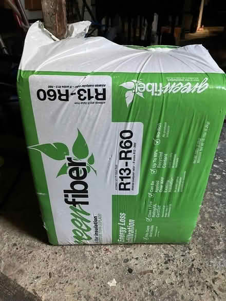 Photo of free Green Fiber Insulation (Arlington/West Medford line) #1