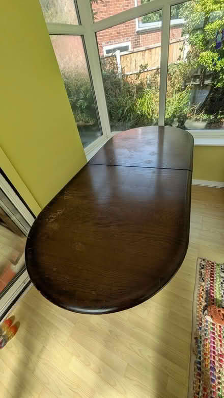 Photo of free Large dining table with 6 chairs (Bebington CH63) #1