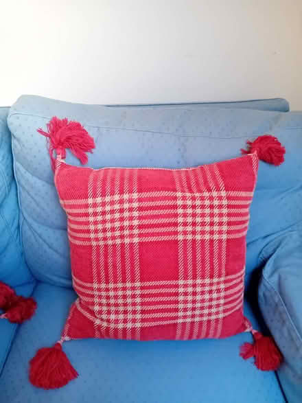 Photo of free Four red Laura Ashley cushions (Moorfields BA2) #2