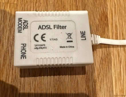 Photo of free ADSL Filter - New (Hazlemere HP15) #1