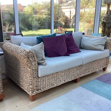 Photo of free Sofa,chairs,2 tables (Thorpe park LE13 Le13) #3