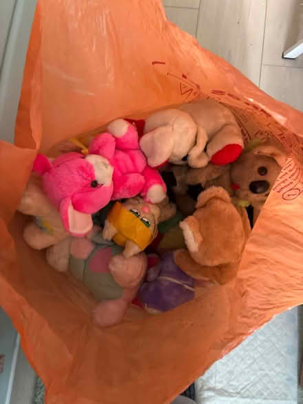 Photo of free Bag of soft toys. (Dagenham RM9) #1