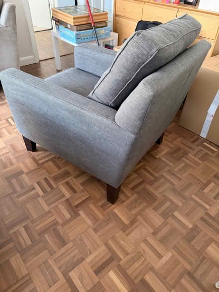 Photo of free Grey armchair (Royal Standard SE3) #2