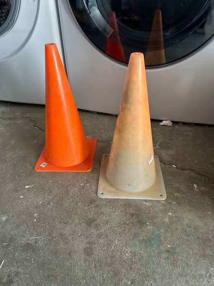 Photo of free 2 small sports cones (Ponderosa Neighborhood) #1