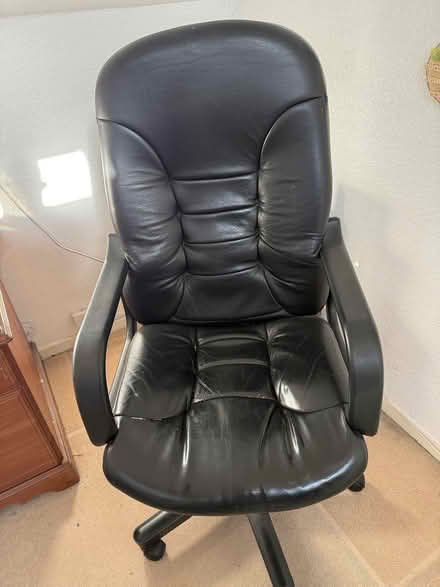 Photo of free Black office chair (Ballybought BT36) #2