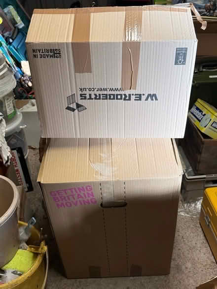 Photo of free Cardboard boxes from a house move (Unsworth BL9) #1