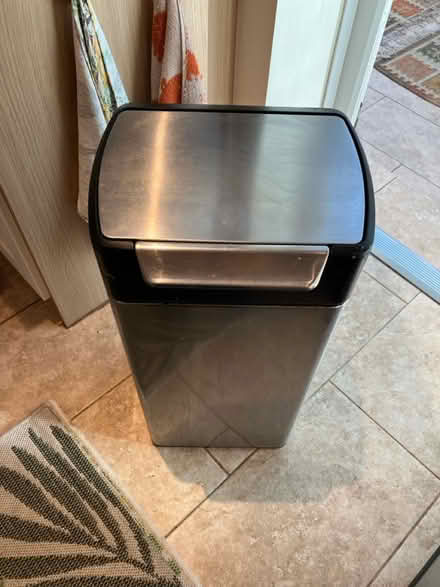 Photo of free Tall steel kitchen bin (Shoreham By Sea BN43) #1