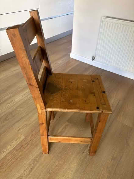 Photo of free Rustic Wooden Chair (Ballumbie DD5) #2