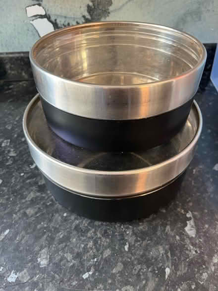 Photo of free 2 Round S/S Storage Tubs (Titchfield Common PO14) #1
