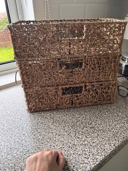 Photo of free Wicker and metal storage (Bannockburn FK7) #3