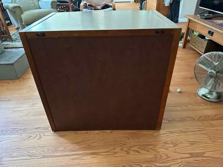 Photo of free File cabinet, wood finish, 2 drawer (Falls Church City) #3