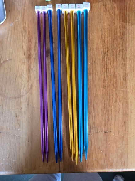 Photo of free 4 pairs 14" (36cm) knitting needles (Tardebigge, B97) #1