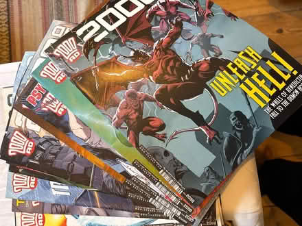 Photo of free 2000AD/Judge Dredd comics (Broadclyst, EX5) #2
