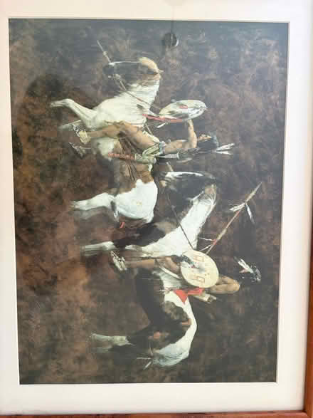 Photo of free Howard Terpning framed art (Wellesley Hills) #1