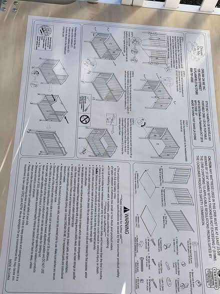 Photo of free portable folding crib (Derwood, MD) #1
