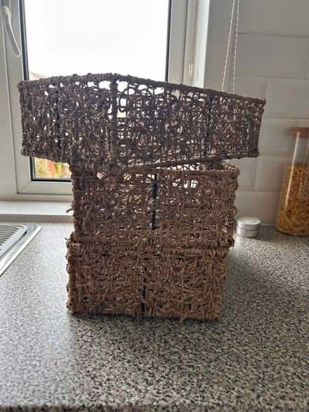 Photo of free Wicker and metal storage (Bannockburn FK7) #4