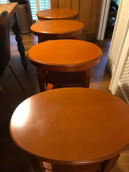 Photo of free 4 real wood side tables (Sandhills OX3) #1