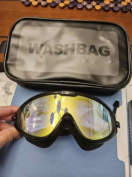 Photo of free Swim goggles, new, never used (Bedford, Ma. Lexington line.) #1