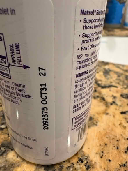 Photo of free Biotin (Blossom Hill & Almaden Expwy) #3