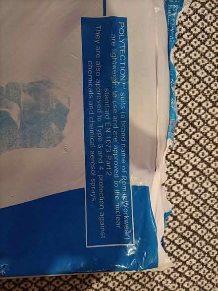 Photo of free Polytection suits (Penrith CA11) #3